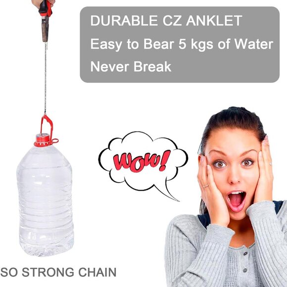 Ankle Bracelets for Women,18K Gold Plated Anklet for Women Cute Gold Anklets for - Picture 7 of 7